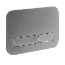 Панель смыва Koer KT-0609-07 240x160x7mm пластиковая, кнопка линейная (цвет графит) (KR6133)