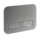 Панель смыва Koer KT-0609-07 240x160x7mm пластиковая, кнопка линейная (цвет графит) (KR6133)