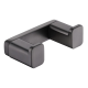 Крючок двойной Koer AS-0101-2-07 цвет графит (KR6156)