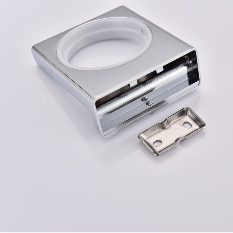 Мыльница настенная Koer AS-0102-01 (стекло) цвет хром глянец (KR6161)