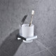 Стакан одинарный настенный Koer AS-0103-01 (стекло) цвет хром глянец (KR6165)