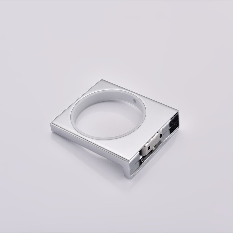 Ершик для унитаза подвесной Koer AS-0105-01 (стекло) цвет хром глянец (KR6173)