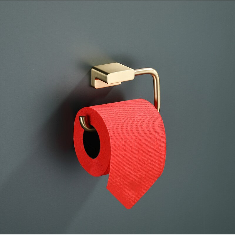 Держатель для туалетной бумаги Koer AS-0107-12 цвет матовое золото (KR6183)