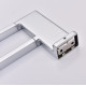 Полотенцедержатель двойной Koer AS-0109-2-01 648мм цвет хром глянец (KR6190)