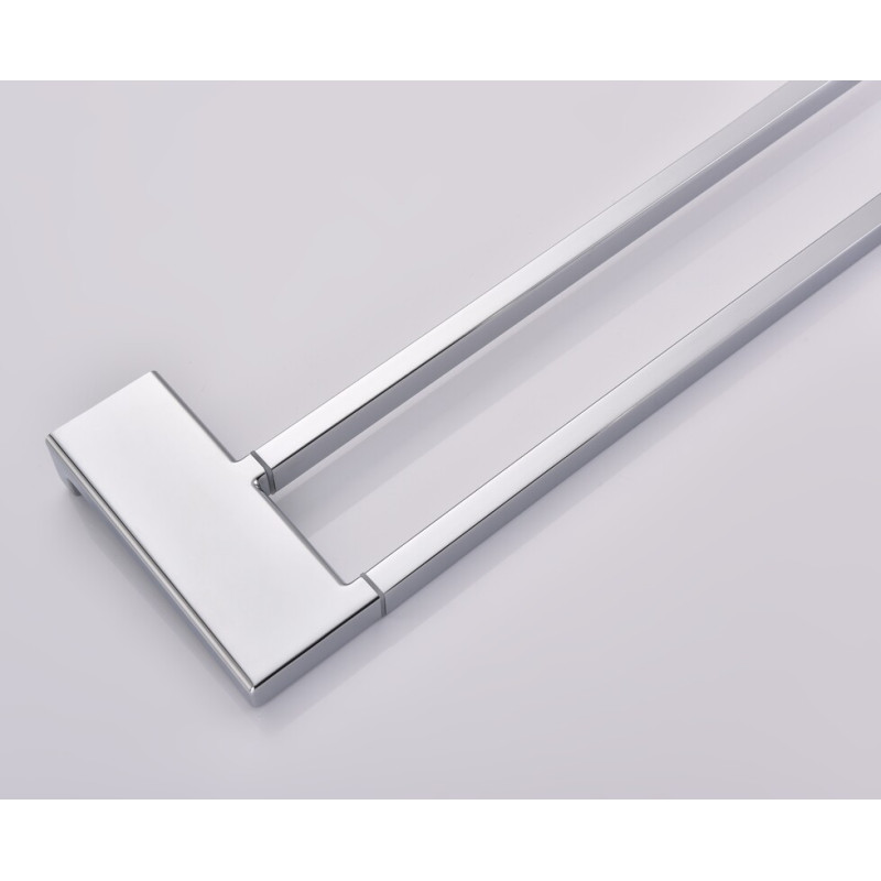 Полотенцедержатель двойной Koer AS-0109-2-01 648мм цвет хром глянец (KR6190)