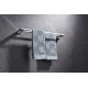Полотенцедержатель двойной Koer AS-0109-2-01 648мм цвет хром глянец (KR6190)