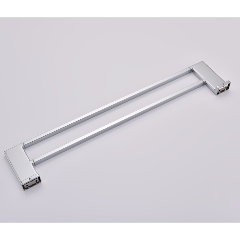 Полотенцедержатель двойной Koer AS-0109-2-01 648мм цвет хром глянец (KR6190)