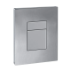 Панель смыва Koer KT-0607-02 157x198x10mm пластиковая, кнопка квадратная (SS Color) (KR6239)