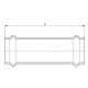 Муфта насувна Koer KQ.C18 Press-Inox AISI 304 18x18 (KR6315)