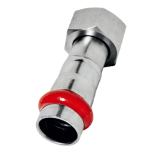 Переходник с накидной гайкой Koer KQ.A1808NF Press-Inox AISI 304 18x3/4