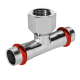 Трійник дворозтрубний ВР Koer KQ.T3506F Press-Inox AISI 304 35x1/2