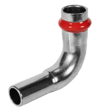 Колено 90° однораструбное ВН Koer KQ.L35 Press-Inox AISI 304 35x35 (KR6396)