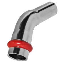 Колено 45° однораструбное ВН Koer KQ.B35 Press-Inox AISI 304 35x35 (KR6429)