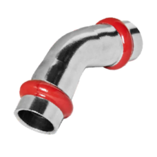 Колено 45° двухраструбное Koer KQ.B18-2 Press-Inox AISI 304 18x18 (KR6433)