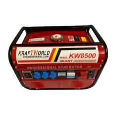 Генератор бензиновый KW8500E 1,8кВт 220/380В KraftWorld