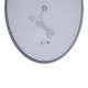 Lidz Дзеркало Vida 700х500 з LED-підсвічуванням Touch, з антизапотіванням, з димером, рег. яскравості LD78LF5070