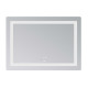 Дзеркало Lidz Kubis (KU2) 1000х800 з LED-підсвічуванням Touch, з антизапотіванням, з димером, рег. яскравості LD78LF6141008048450 SD00054574
