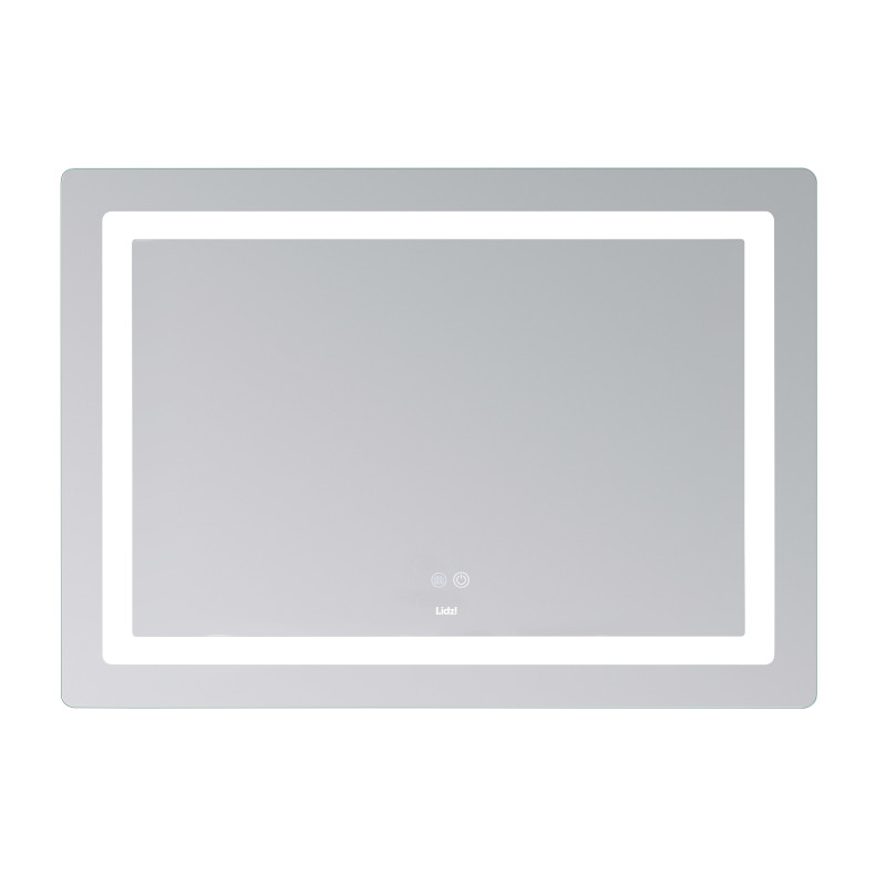 Дзеркало Lidz Kubis (KU2) 1000х800 з LED-підсвічуванням Touch, з антизапотіванням, з димером, рег. яскравості LD78LF6141008048450 SD00054574