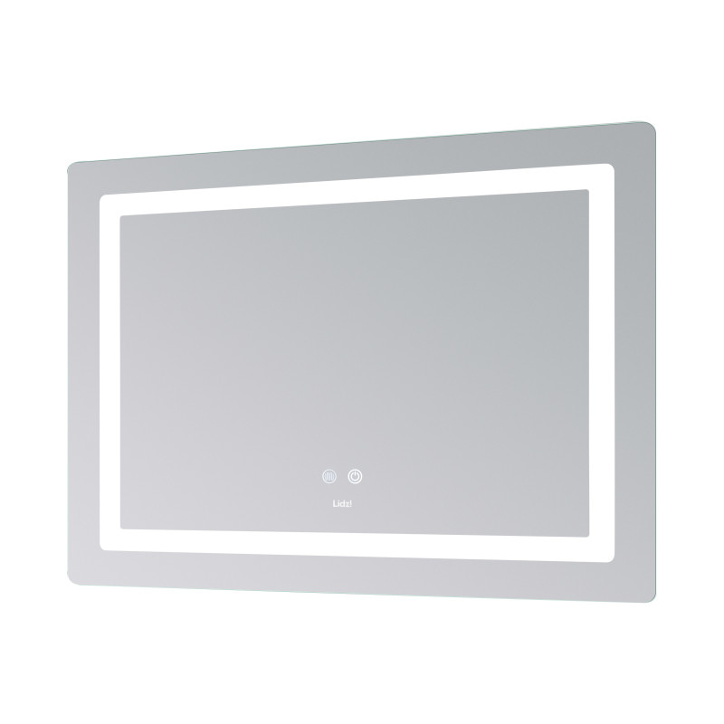 Дзеркало Lidz Kubis (KU2) 1000х800 з LED-підсвічуванням Touch, з антизапотіванням, з димером, рег. яскравості LD78LF6141008048450 SD00054574