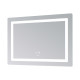 Дзеркало Lidz Kubis (KU2) 1000х800 з LED-підсвічуванням Touch, з антизапотіванням, з димером, рег. яскравості LD78LF6141008048450 SD00054574