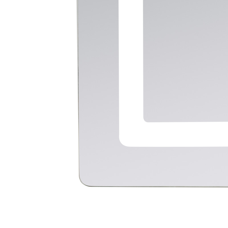 Дзеркало Lidz Kubis (KU2) 1000х800 з LED-підсвічуванням Touch, з антизапотіванням, з димером, рег. яскравості LD78LF6141008048450 SD00054574