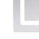Дзеркало Lidz Kubis (KU2) 1000х800 з LED-підсвічуванням Touch, з антизапотіванням, з димером, рег. яскравості LD78LF6141008048450 SD00054574