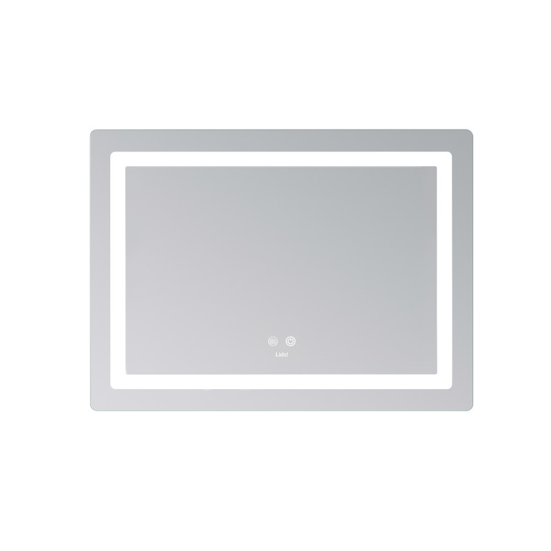 Дзеркало Lidz Kubis (KU2) 700х500 з LED-підсвічуванням Touch, з антизапотіванням, з димером, рег. яскравості LD78LF90448486 SD00054610