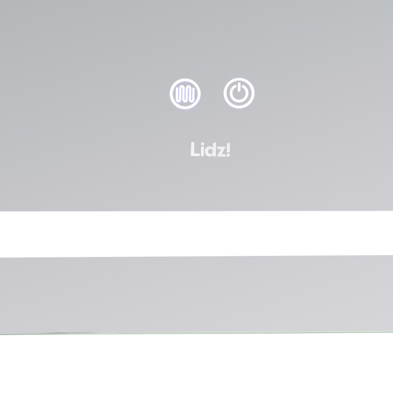 Дзеркало Lidz Kubis (KU2) 700х500 з LED-підсвічуванням Touch, з антизапотіванням, з димером, рег. яскравості LD78LF90448486 SD00054610