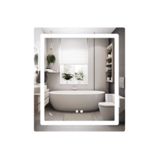 Дзеркало Lidz Kubis 700х800 з LED-підсвічуванням Touch, з антизапотіванням, з димером, рег. яскравості LD78LF904708048447 SD00054571