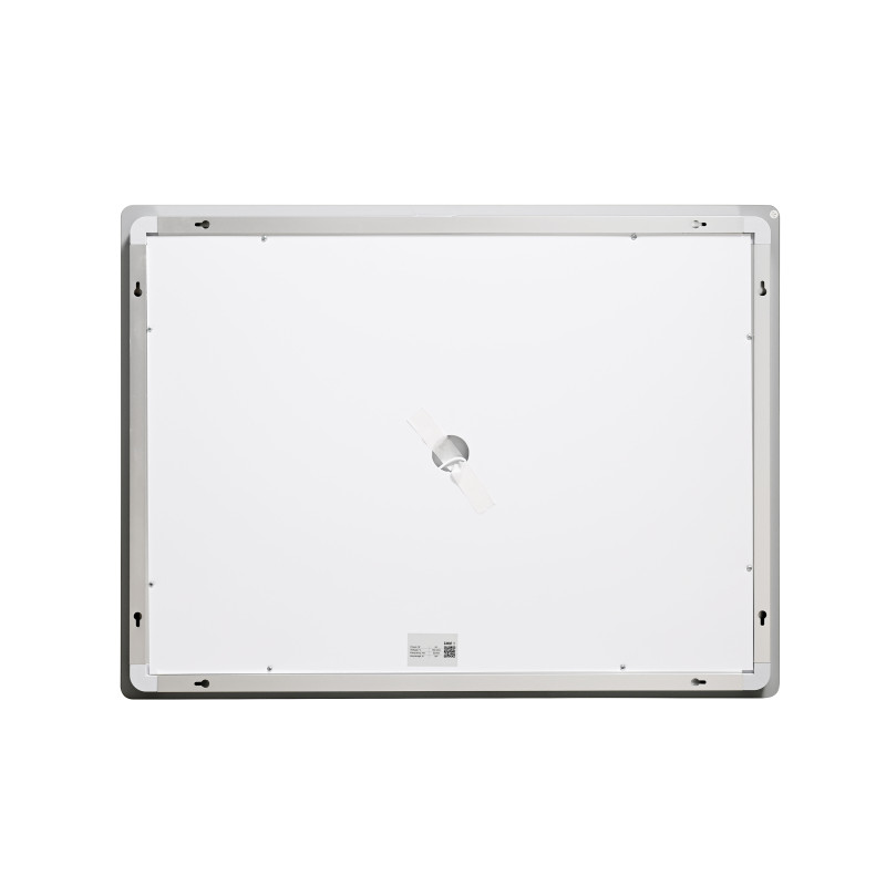 Дзеркало Lidz Kubis (KU2) 800х600 з LED-підсвічуванням Touch, з антизапотіванням, з димером, рег. яскравості LD78LF904806048446 SD00054570