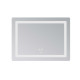 Дзеркало Lidz Kubis (KU2) 800х600 з LED-підсвічуванням Touch, з антизапотіванням, з димером, рег. яскравості LD78LF904806048446 SD00054570