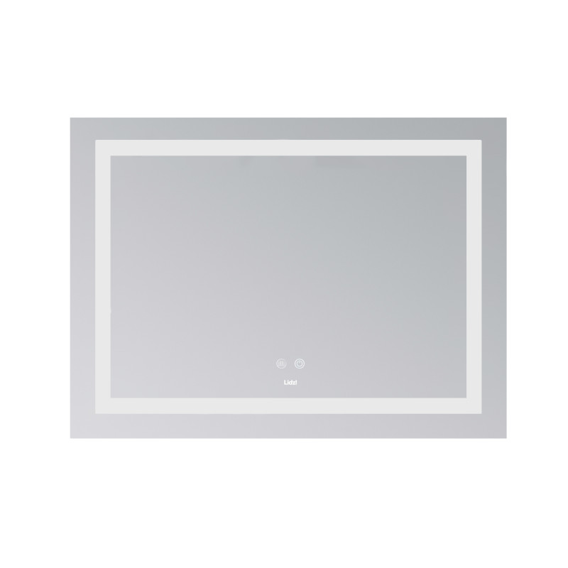 Дзеркало Lidz Kubis (KU1) 900х700 з LED-підсвічуванням Touch, з антизапотіванням, з димером, рег. яскравості LD78LF904907048451 SD00054575