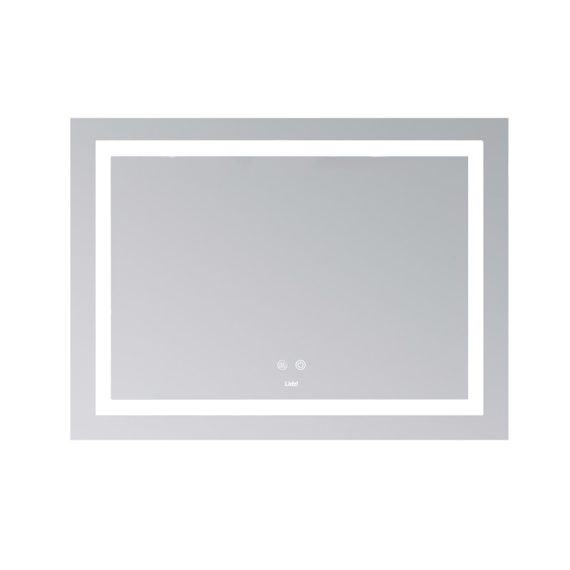 Дзеркало Lidz Kubis (KU1) 900х700 з LED-підсвічуванням Touch, з антизапотіванням, з димером, рег. яскравості LD78LF904907048451 SD00054575