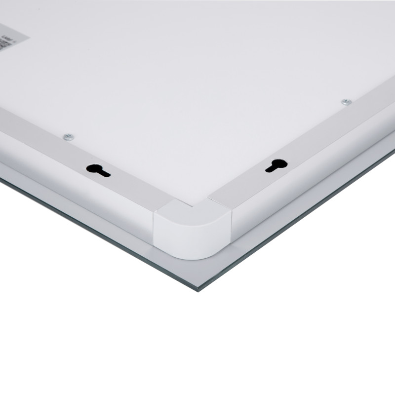 Дзеркало Lidz Kubis (KU1) 900х700 з LED-підсвічуванням Touch, з антизапотіванням, з димером, рег. яскравості LD78LF904907048451 SD00054575