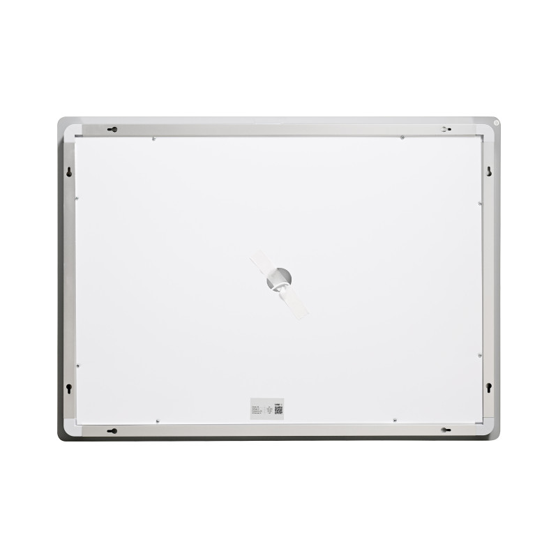 Дзеркало Lidz Kubis (KU2) 900х700 з LED-підсвічуванням Touch, з антизапотіванням, з димером, рег. яскравості LD78LF904907048452 SD00054576