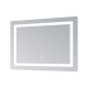 Дзеркало Lidz Kubis (KU2) 900х700 з LED-підсвічуванням Touch, з антизапотіванням, з димером, рег. яскравості LD78LF904907048452 SD00054576