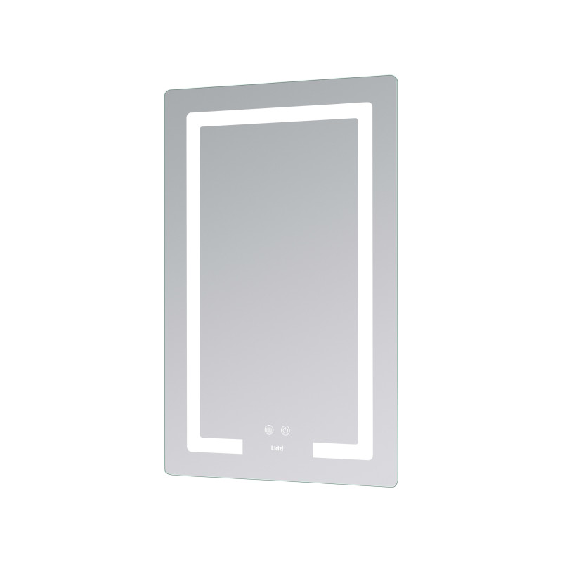 Дзеркало Lidz Kubis (KU2) 500х800 з LED-підсвічуванням Touch, з антизапотіванням, з димером, рег. яскравості LD78LF936508048448 SD00054572