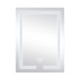 Lidz Дзеркало Kubis 600х800 з LED-підсвічуванням Touch, з антизапотіванням, з димером, рег. яскравості LD78LF9376080