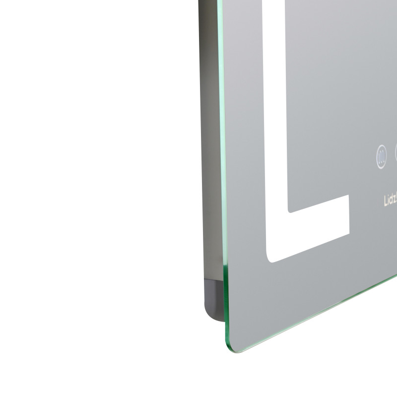 Дзеркало Lidz Kubis (KU2) 600х800 з LED-підсвічуванням Touch, з антизапотіванням, з димером, рег. яскравості LD78LF937608048449 SD00054573