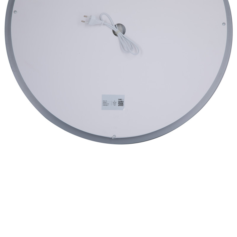 Lidz Дзеркало Aria R600 з LED-підсвічуванням Touch, з антизапотіванням, з димером, рег. яскравості LD78LR600