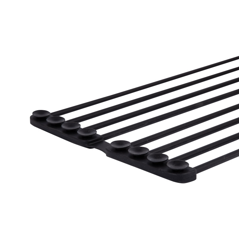 Сушарка на кухонну мийку з присоскою Lidz Acsis LA09 Black, кругла основа, для посуду 440х224 мм LDACSLA09BLM49777 SD00055901