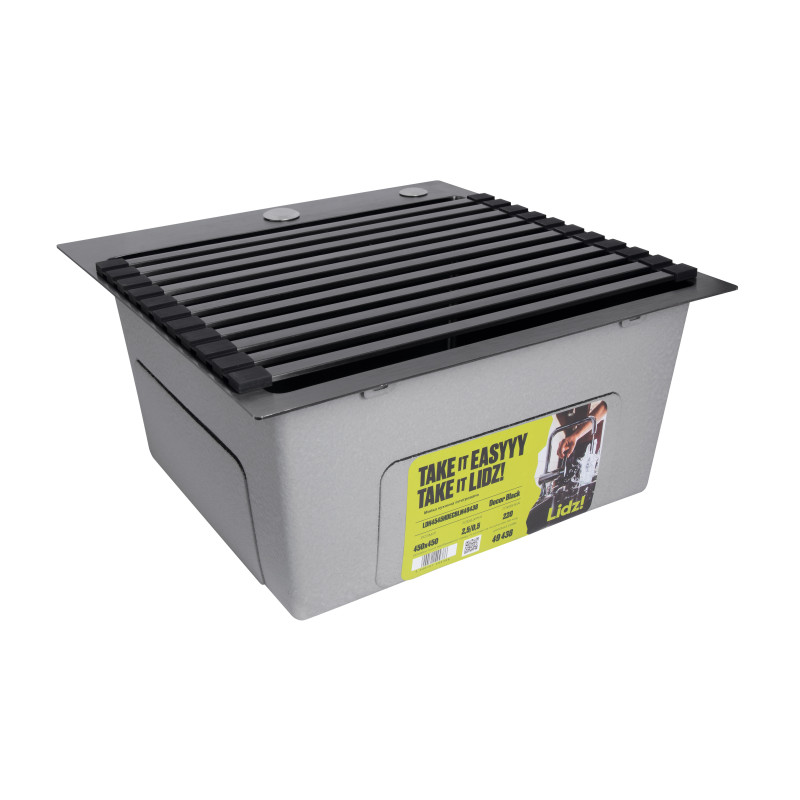Сушарка на кухонну мийку Lidz Acsis LA14 Black, плоска основа, для посуду 430х300 мм LDACSLA14BLM49768 SD00055892