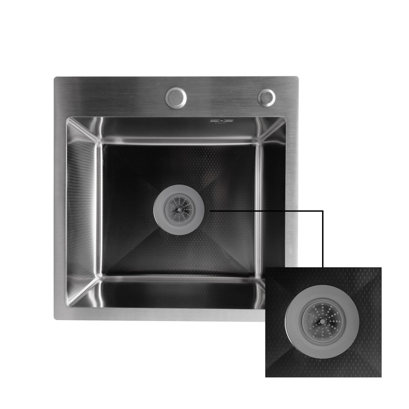 Сітка для сифону Lidz Acsis LA26 Gray, силіконова, 117х117х37 мм LDACS33GRA49774 SD00055898