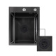Сітка для сифона Lidz Acsis LA27 Black, силіконова, 117х117х37 мм LDACS33BLM49775 SD00055899