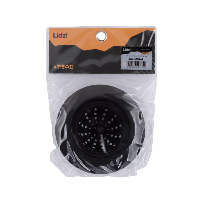 Сітка для сифона Lidz Acsis LA27 Black, силіконова, 117х117х37 мм LDACS33BLM49775 SD00055899