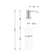Дозатор для миючого засобу Lidz Acsis LA29 Brushed Steel, круглий LDACSLA29BRU49828 SD00055952