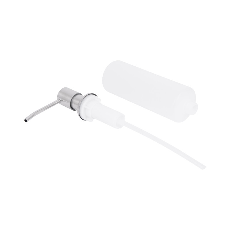 Дозатор для миючого засобу Lidz Acsis LA29 Brushed Steel, круглий LDACSLA29BRU49828 SD00055952