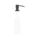 Дозатор для миючого засобу Lidz Acsis LA30 Brushed Black PVD, круглий LDACSLA30BLM49827 SD00055951