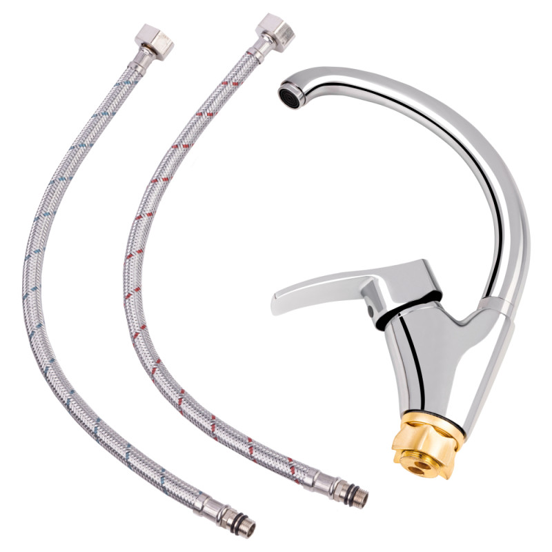 Lidz Змішувач для кухні Anny 007F (k40) LDANN007FCRM35122 Chrome