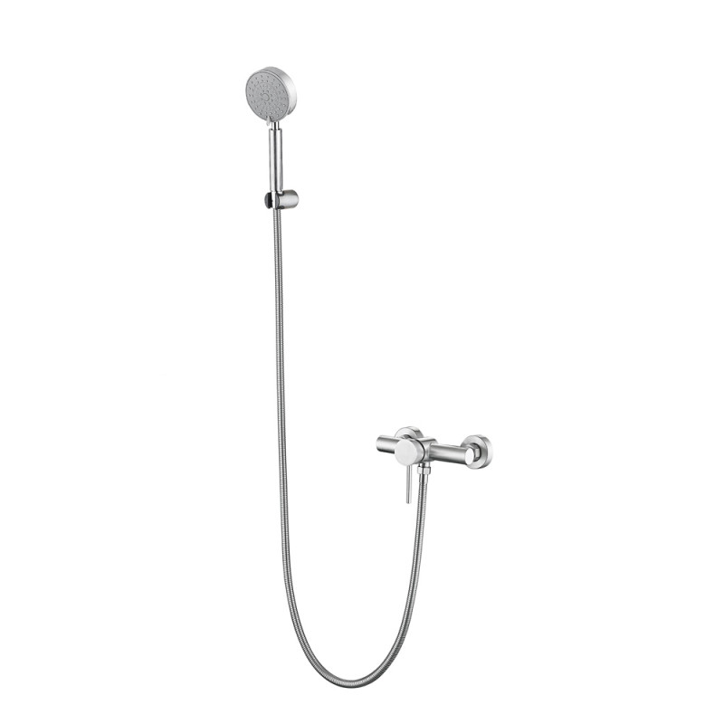 Lidz Змішувач для душу Aria 010 (з душовим гарнітуром) (k35) LDARI010NKS43361 Nickel